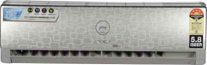 Godrej 1 Ton 5 Star Split Inverter AC - Silver  (GSC 12 FIXH 7 GGPG, Aluminium Condenser)