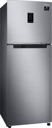 SAMSUNG 336 l Frost Free Double Door 2 Star Refrigerator  (Refined Inox, RT37A4632S9/HL)